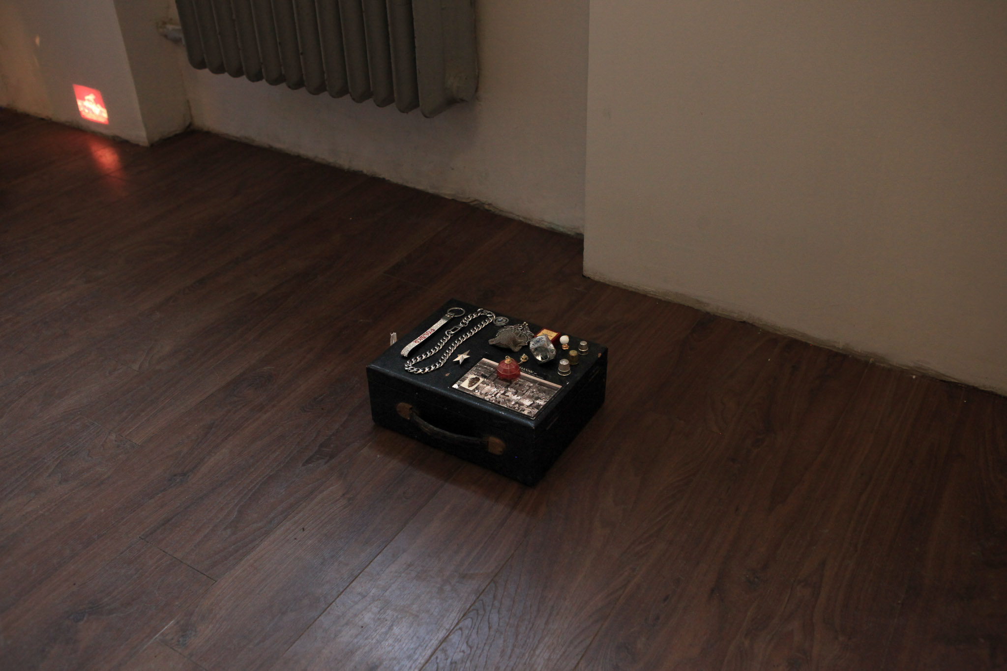 <em>Beach finds, street finds</em>, 2026. Exhibition view: <em>Nocturnals</em>, solo show, cur. Andrii Dostliev, Barabara Baryzewska Gallery, Poznan (PL), 2026. Photo © Andrii Dostliev